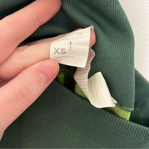 FABLETICS High-Waisted Seamless Turbo Legging Sycamore Green Citron XS - Picture 7 of 7